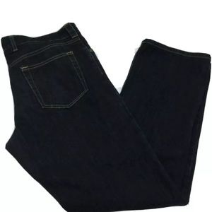 FCUK Denim Jeans Black Button Fly 100% Cotton Slim Fit Men’s Sz 36 X 32